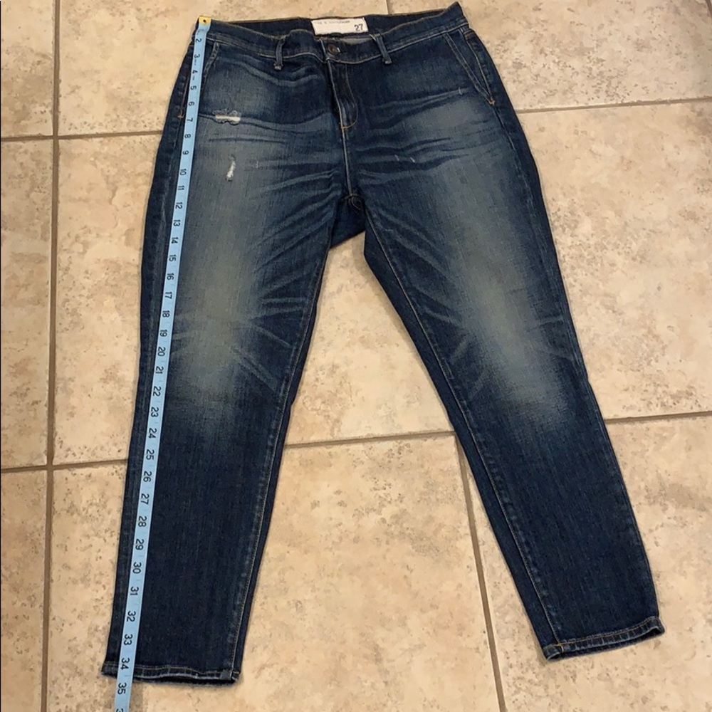Rag & Bone Distressed Jeans Size 27 - Picture 6 of 8
